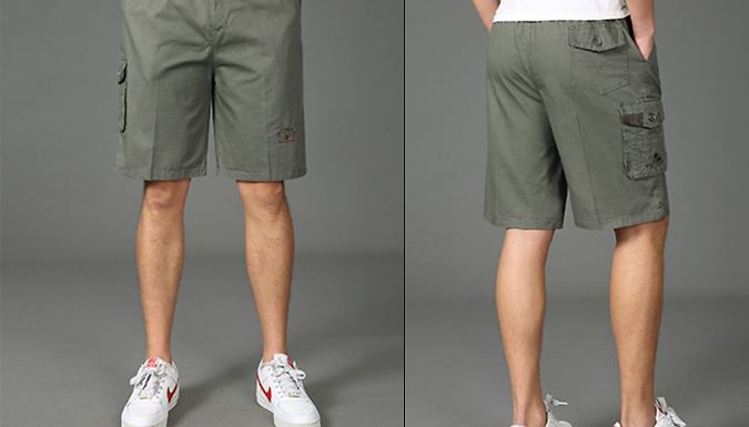 Men’s Multi Pocket Casual Shorts - 5 Sizes & 4 Colours