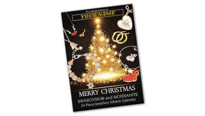 24 Day Personalised Diamond Jewellery Advent Calendar