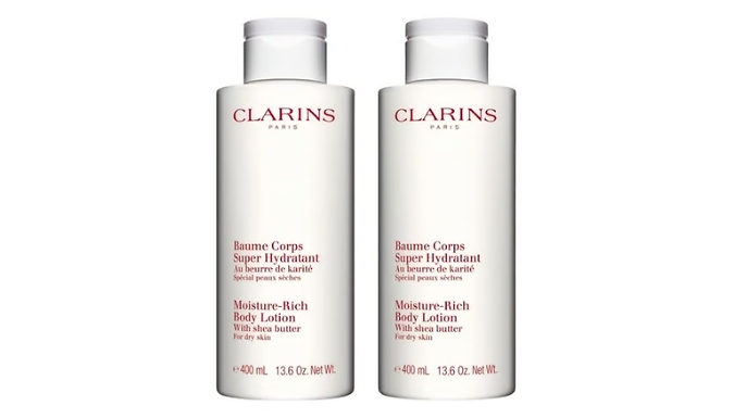 Clarins Moisture Rich Body Lotion 400ml - Buy 1 or 2!