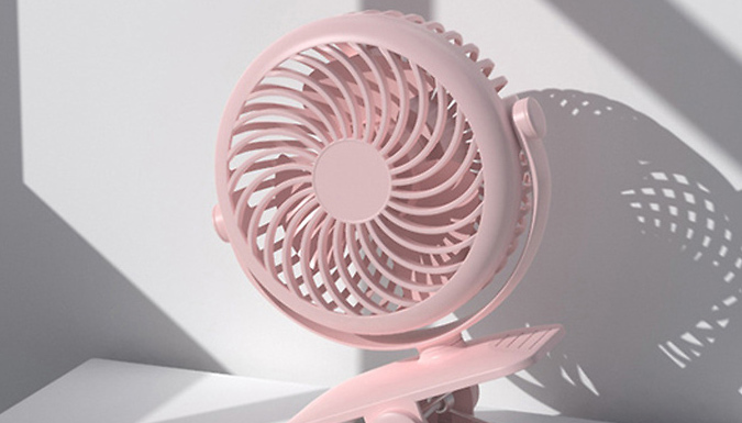 Portable Mini Clip Fan - 4 Colours