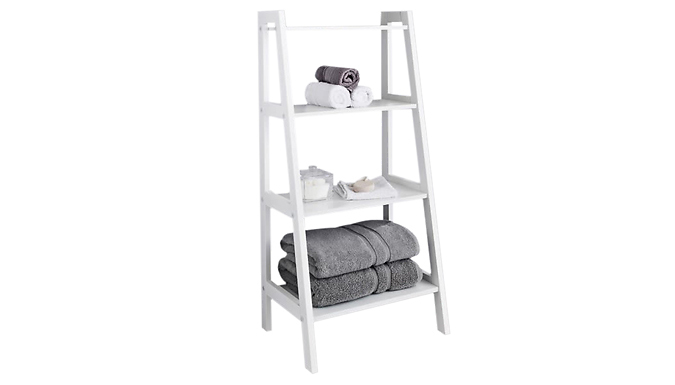 Maine Ladder 4-Tier Shelf Bathroom - 2 Colours