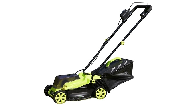AeroTek 20V Cordless Lawnmower with 40L Bag