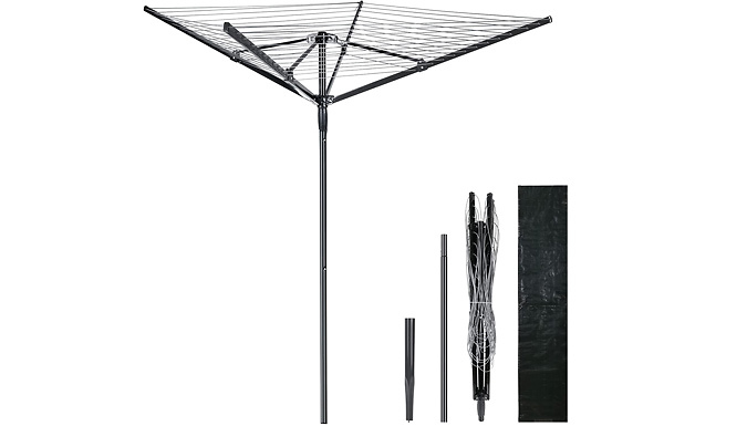 50m 4-Arm Rotating Clothes Washing Line