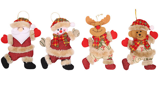 Cute Christmas Doll Decorations - 4 Options