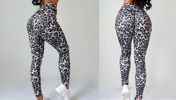 Animal Print Sports Leggings - 3 Options and 4 Sizes from Go Groopie IE