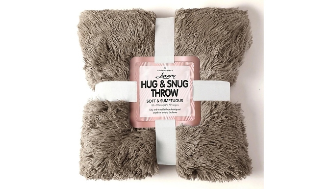 Hug & Snug Throw Blanket - 9 Colours