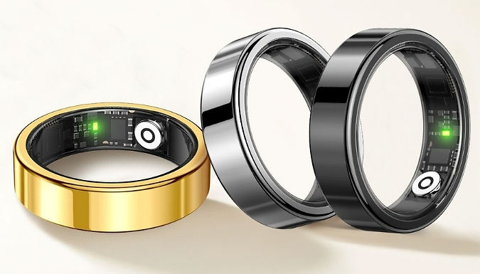 Smart Ring Fitness Tracker - 3 Colours & 6 Sizes