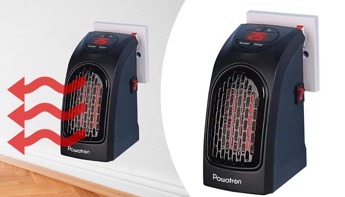 350w Powatron Plug-in Heater - Up To 32 Degrees!