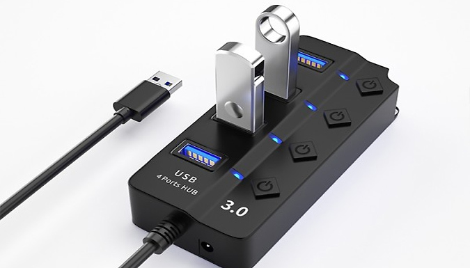 4-Port USB Docking Station