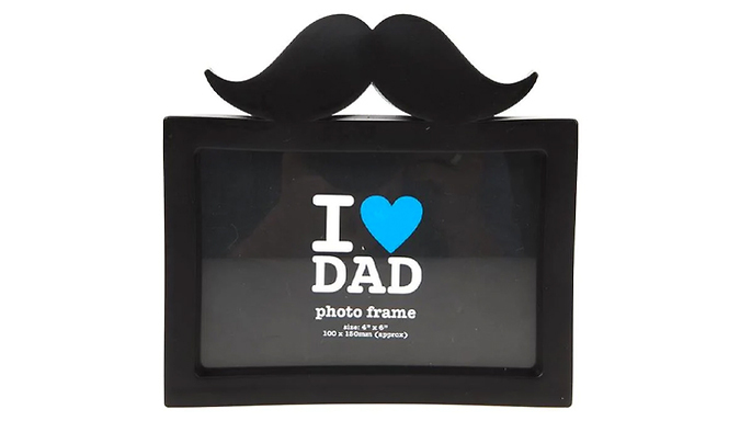 Moustache For Dad Photo Frame