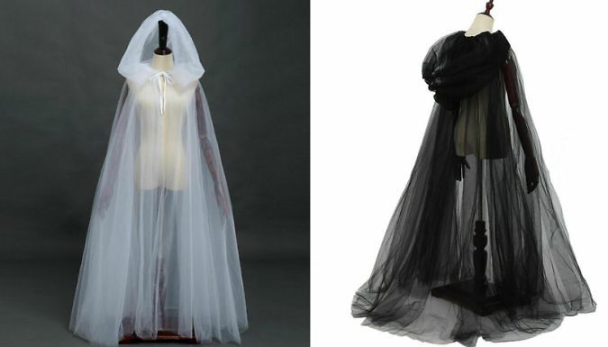 Halloween Cosplay Cloak - 2 Colours, 3 Sizes