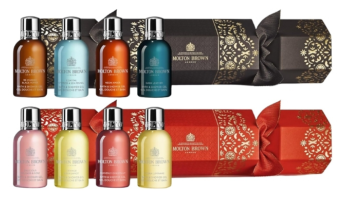Molton Brown Christmas Cracker Set - 4 x 50ml Shower Gels!