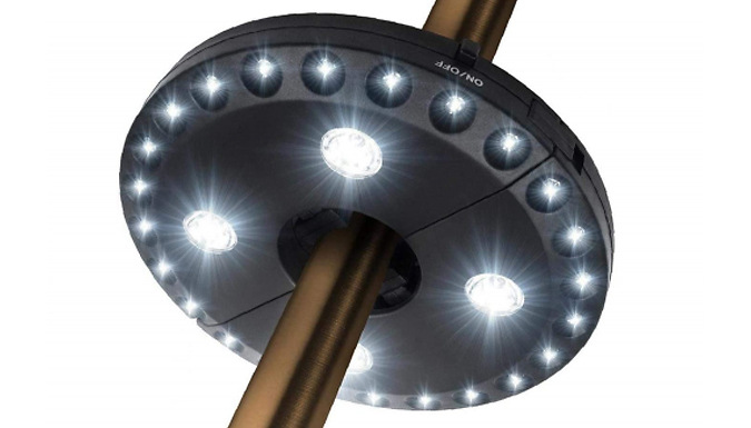 28-LED Battery-Powered Umbrella Light