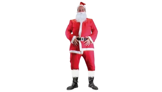 Men's Santa Fancy Dress Costume - One Size Fits All