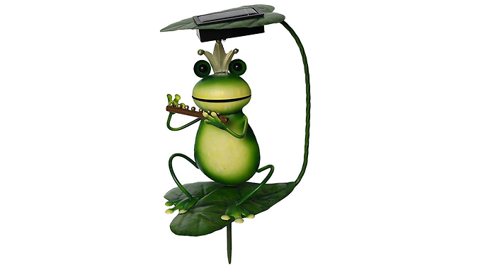 Frog Light-Up Solar Garden Ornament - 3 Designs