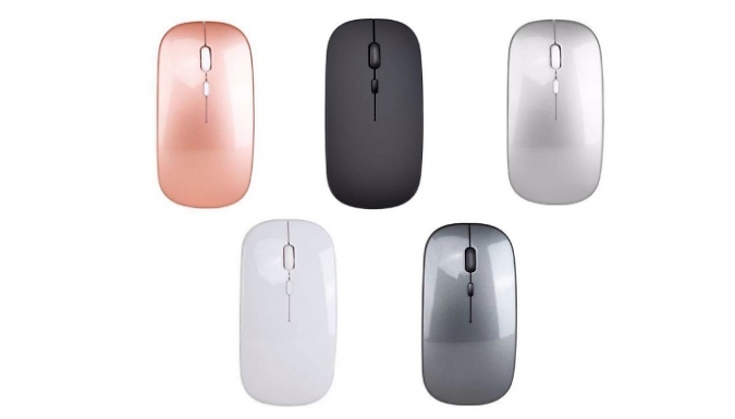 Bluetooth Dual-Mode Rechargeable Ultra-Quiet Mouse - 5 Colours