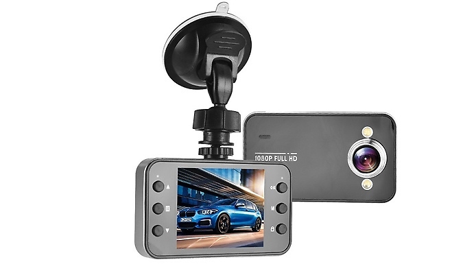 Motion-Sensor HD Night Vision Car Dash Camera Set - With Optional SD Card