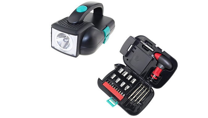 2-in-1 Super Bright Torch with Built-In Tool Kit