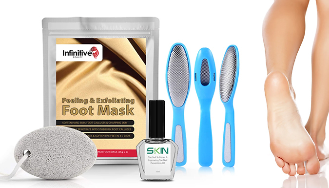 4-Piece Foot Care Kit Gift Set