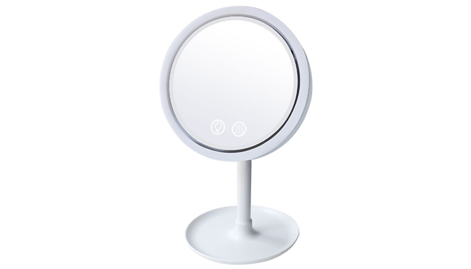 3-In-1 LED Make Up Mirror with Fan