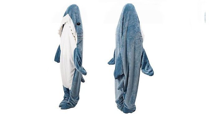 Hooded Shark Blanket - 3 Sizes & 4 Colours