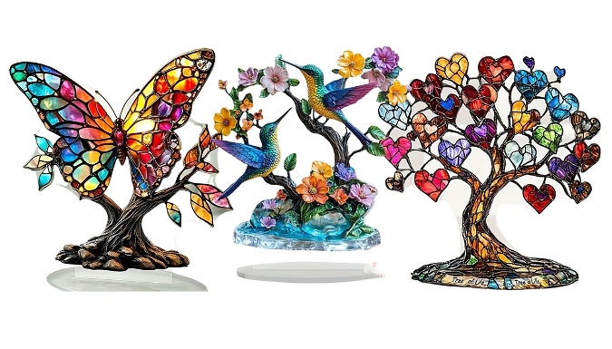 2D Acrylic Decorative Ornament - 5 Styles & 2 Sizes