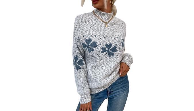 High Neck Knitted Jumper - 5 Colours, 3 Sizes