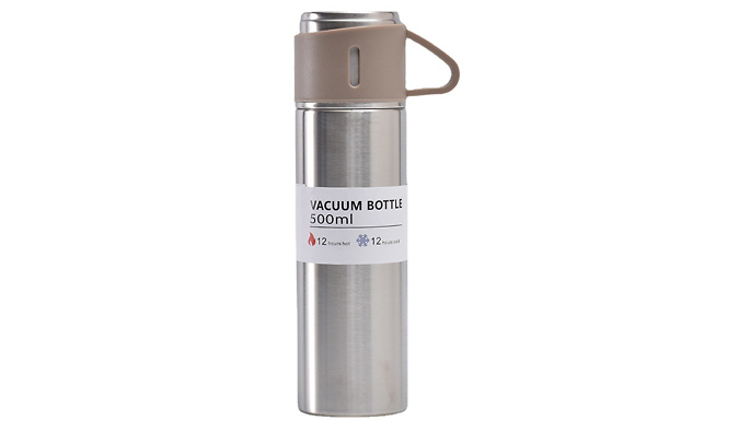 500ml Stainless Steel Vacuum Bottle - 5 Colours
