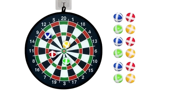 Velcro Dartboard & Ball Set - 2 Sizes