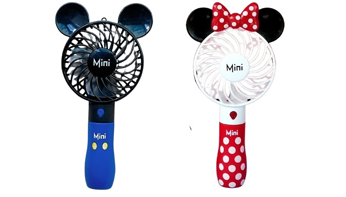 Portable Cartoon Handheld Fan - 4 Options