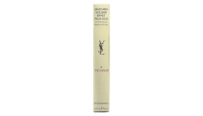 Yves Saint Laurent The Curler Sparkling Top Coat Mascara at Go Groopie