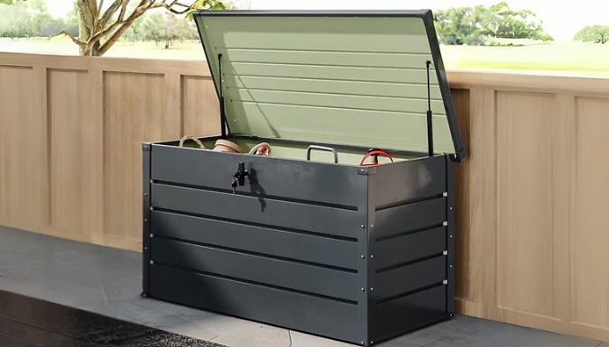 350L Waterproof Steel Storage Box - 2 Colours