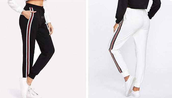 Side Stripe Joggers - 4 Colours & 3 Sizes