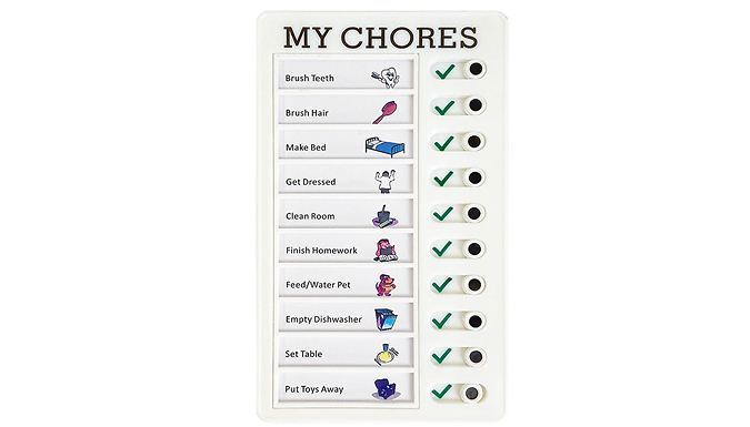 Reusable Chores Checklist Board