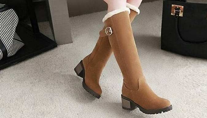 Knee High Snow Boots - 3 Colours & 3 Sizes Knee High Snow Boots - 3 Colours & 3 Sizes