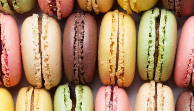 12 or 24-Pack of Mixed Flavour Fresh Macaron Trays