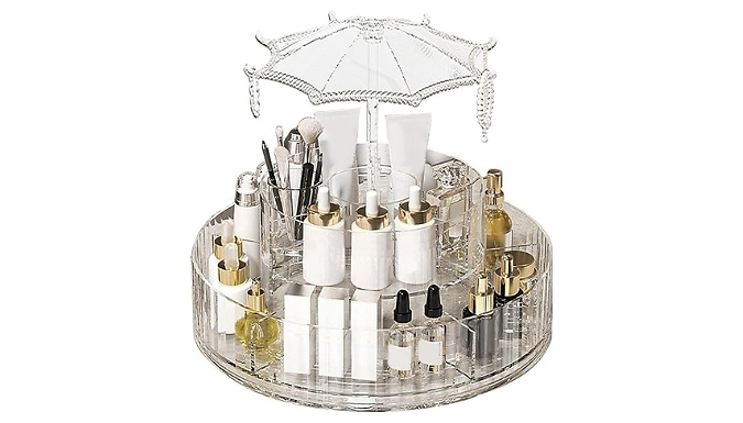 Acrylic Swivel Makeup Organiser