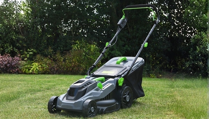 'Aerotek' 1600W Lawn Mower & 'Garden Gear' Cordless Trimmer Bundle!