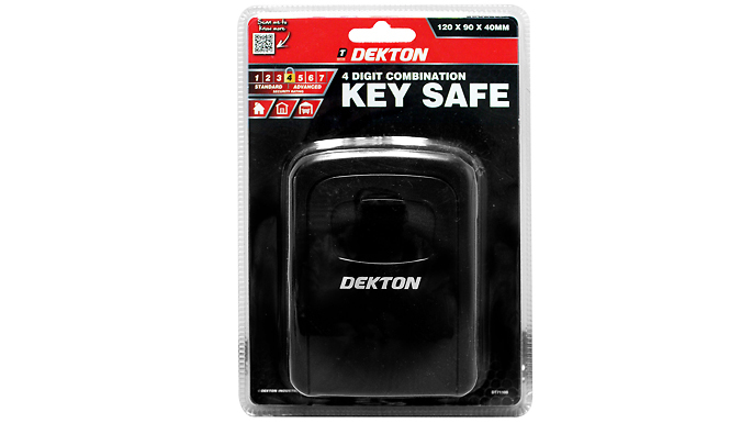 Dekton 4-Digit Combination Key Safety Box Deal Price £14.99