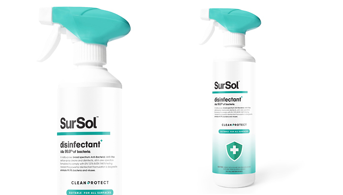 SurSol 500ml Clean + Protect Multi-Surface Disinfectant