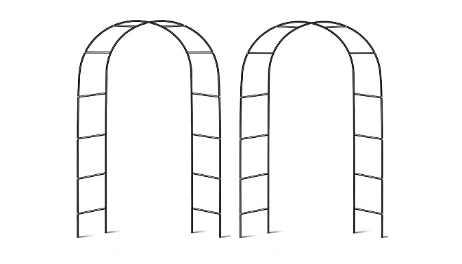 2-Pack Garden Arch Trellis