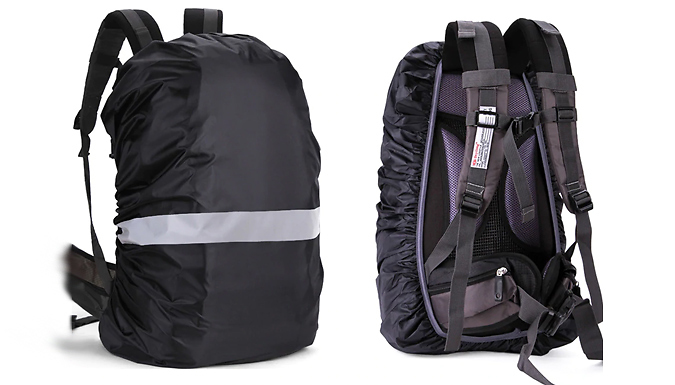Reflective Waterproof Backpack Cover - 6 Colours & 4 Sizes