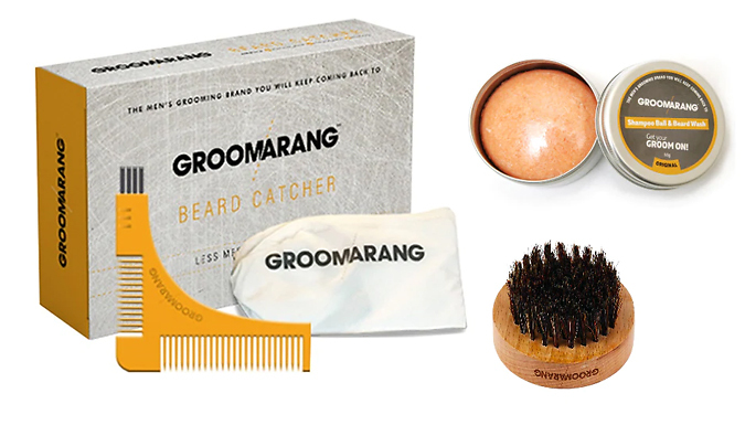 Groomarang 4-Piece Beard Grooming Kit