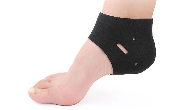 1-4 Pack Breathable Heel Support Socks