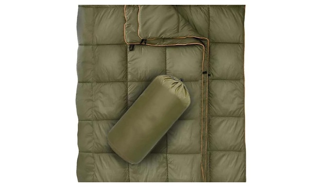 Outdoor Extra Warm Quilted Camping Duvet at Go Groopie IE
