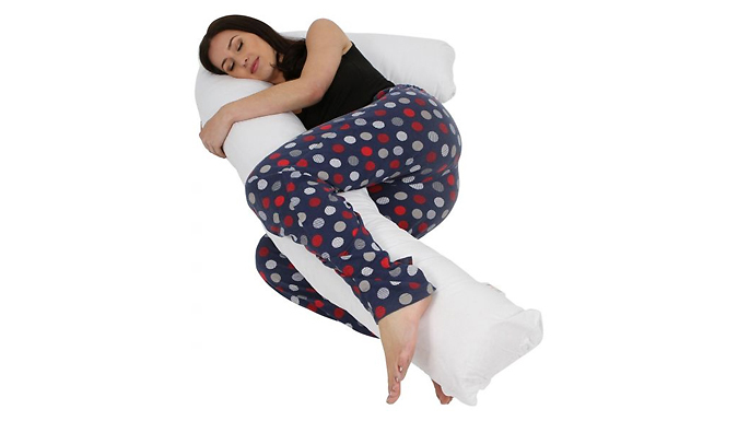 Giant L-Shaped Support Pillow with Optional Cover - 5 Colours