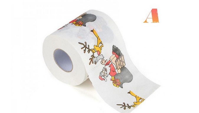 5-Pack Christmas Toilet Paper Rolls - 4 Designs