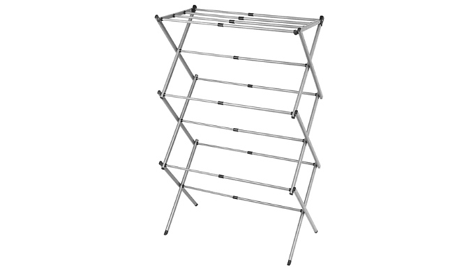 3-Tier Extendable Clothes Airer - 3 Colours!