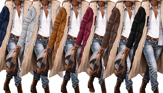 Teddy Fleece-Lined Puffer Jacket - 7 Colours, 6 Sizes