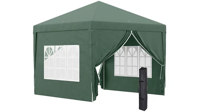 Outsunny 3 x 3M Gazebo with Side Walls - 5 Colours!